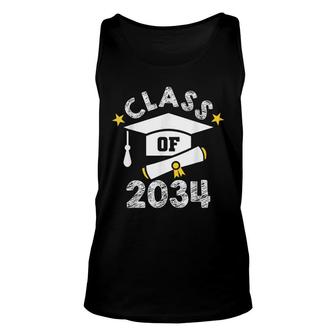 Class Of 2034 Grow With Me Men And Women Funny Graduation Unisex Tank Top - Seseable