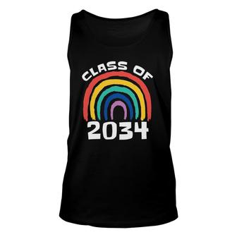 Class Of 2034 Rainbow Grow With Me School Teacher Student Unisex Tank Top - Seseable