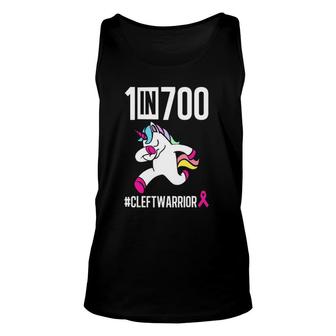 Cleft Palate Lip 1 In 700 Warrior Cleft Strong Awareness Unisex Tank Top - Seseable