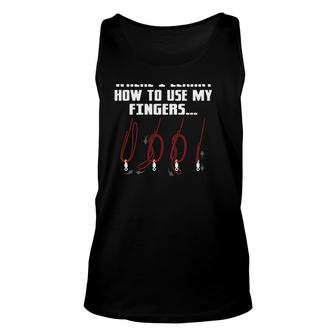 Climbing Knots She Asked Me Where I Learnt How To Use My Fingers Tank Top | Mazezy