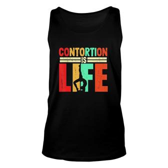Contortionist Is Life Vintage Retro Unisex Tank Top | Mazezy