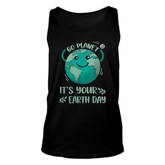 Cute Earth Day Happy Earth Day 2022 Go Plannet Womens Unisex Tank Top - Seseable