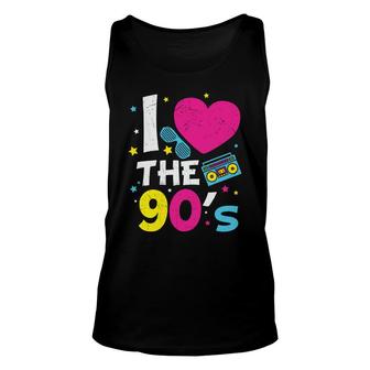 Cute Gift I Love The 90S Style Music Mixtape 80S 90S Styles Unisex Tank Top - Seseable