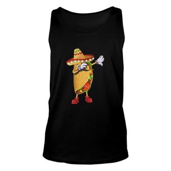 Dabbing Mexican Cinco De Mayo Tacos Great Food Unisex Tank Top - Seseable
