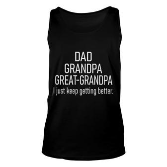 Dad Grandpa Great Grandpa New Trend 2022 Unisex Tank Top - Seseable
