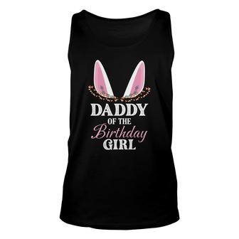 Dad Of The Birthday Girl Snaffle A Double At White Color Unisex Tank Top - Seseable