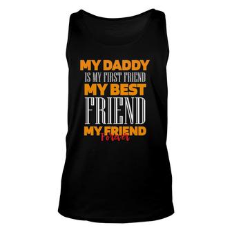 Daddy My Best Friend Wife Daughter Son Fathers Day Unisex Tank Top - Seseable