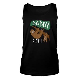 Daddy Sloth Men Zoo Animal Lovers Hilarious Gift Unisex Tank Top - Monsterry DE