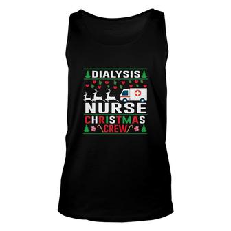 Dialysis Nurse Christmas Crew Nurse Graphics New 2022 Unisex Tank Top - Seseable