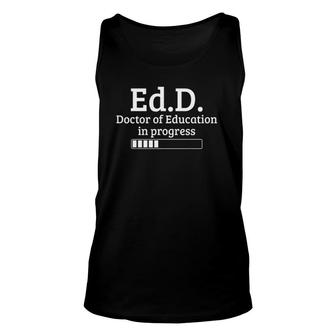 Doctor Of Education PhD Doctorate Graduation Unisex Tank Top - Seseable
