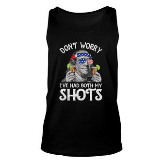 Dont Worry Ive Had Both My Shots Tequila Ben Drankin Unisex Tank Top | Mazezy