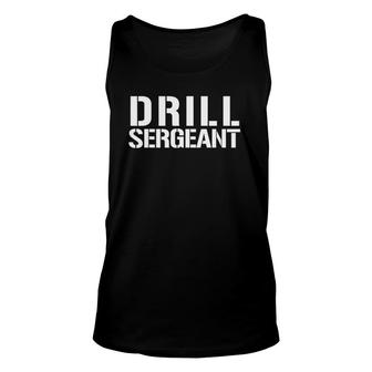 Drill Sergeant Army Boot Camp Tee Unisex Tank Top | Mazezy