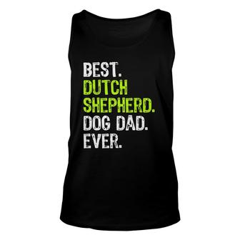 Dutch Shepherd Dog Dad Fathers Day Dog Lovers Unisex Tank Top - Seseable