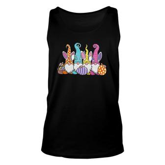 Easter Bunny Spring Gnome Easter Egg Hunting And Basket Tank Top | Mazezy