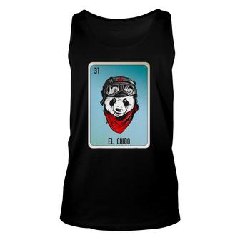 El Chido Mexican Lottery Bingo Cards Unisex Tank Top - Seseable