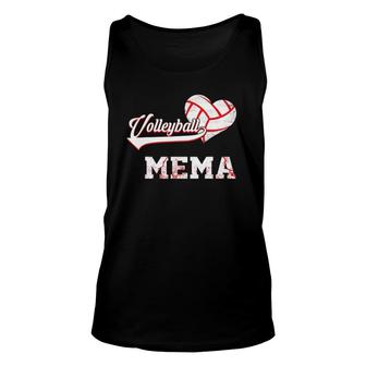 Family Volleyball Player Gifts Volleyball Mema Unisex Tank Top - Seseable