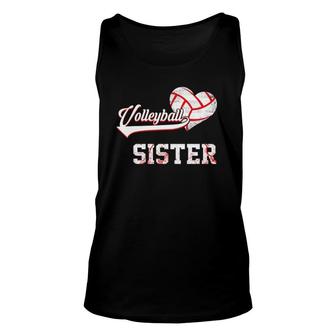 Family Volleyball Player Gifts Volleyball Sister Unisex Tank Top - Seseable