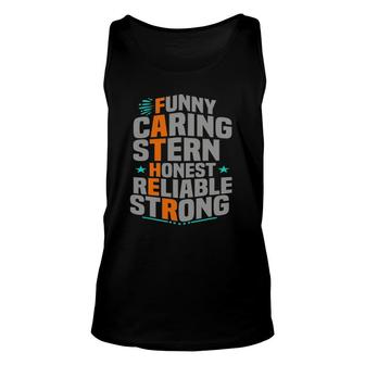 Father Dad From Wife Daughter Son Fathers Day Unisex Tank Top - Seseable