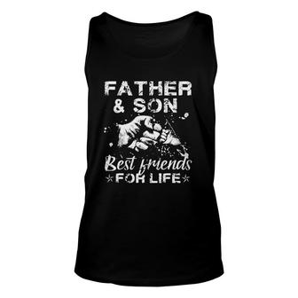 Father Son Best Friends For Live Enjoyable Gift 2022 Unisex Tank Top - Seseable