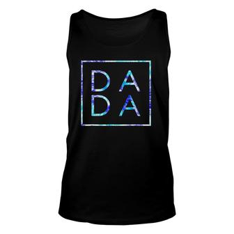Fathers Day For New Dad Dada Coloful Tie Dye Unisex Tank Top - Seseable