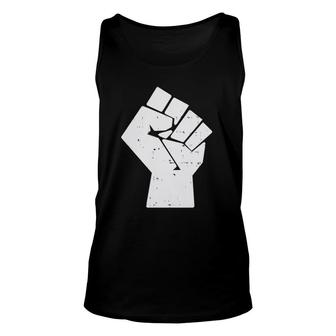 Fist Black Lives Matter Blm Protest African American Gift Unisex Tank Top - Seseable