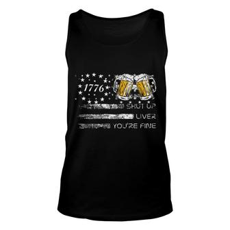Flag Beer Celebration 1776 Basic Gift 2022 Unisex Tank Top - Thegiftio