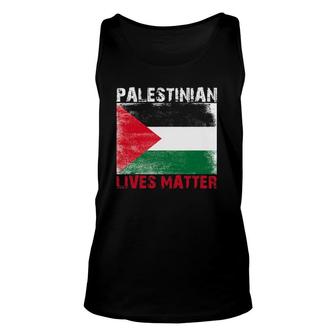 Free Palestine Flag Palestinian Lives Matter Gaza Unisex Tank Top - Seseable