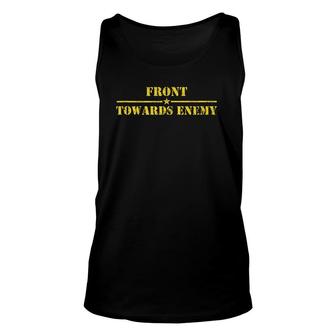 Front Toward Enemy Military Claymore-Mine Military Men Unisex Tank Top | Mazezy