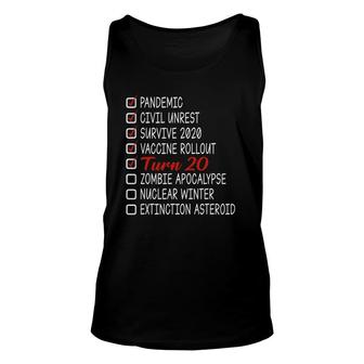 Funny 20Th Birthday Gift 20 Years Old 2001 Made In 2001 Ver2 Unisex Tank Top - Seseable