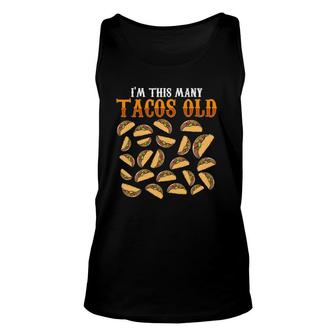 Funny 23 Years Old Taco Lovers Gag Gift 23Rd Birthday Unisex Tank Top - Seseable