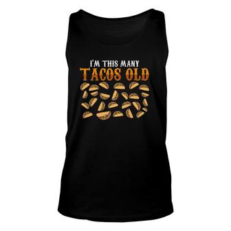 Funny 26 Years Old Taco Lovers Gag Gift 26Th Birthday Unisex Tank Top - Seseable