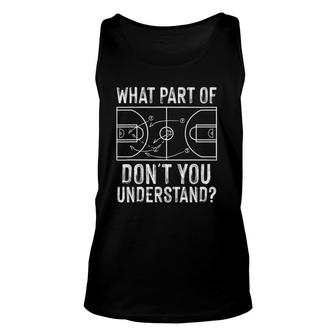Funny Basketball Coach Design Men Women Ball Game Trainers Unisex Tank Top | Mazezy