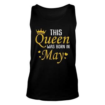 Funny Birthday Quote Ladies Crown Graphic Gift Unisex Tank Top - Seseable