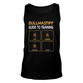 Funny Bullmastiff Guide To Training Dog Obedience Trainer Unisex Tank Top - Seseable