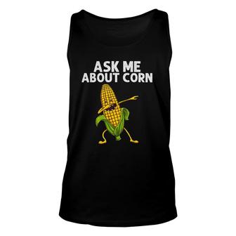 Funny Corn Gift For Men Women Corn On The Cob Costume Farmer Unisex Tank Top - Seseable