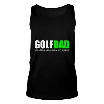 Funny Golf Dad Sports Athlete Unisex Tank Top - Seseable