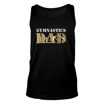 Funny Gymnastics Dad Love Daughter Gift Unisex Tank Top - Monsterry
