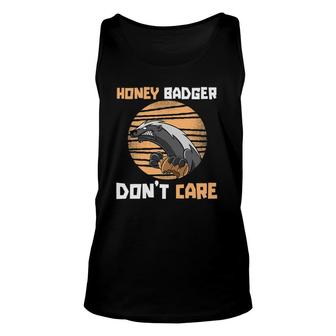 Funny Honey Badger Animal Ratel Honey Badger Unisex Tank Top | Mazezy