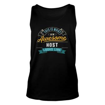 Funny Hos Awesome Job Occupation Graduation Unisex Tank Top - Seseable