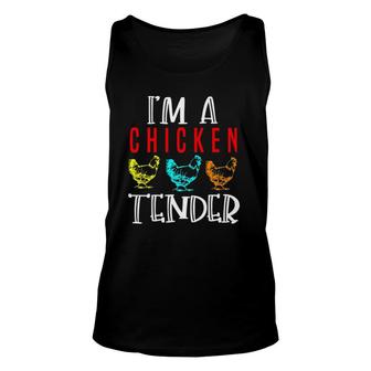 Funny Im A Chicken Tender Gifts Birthday Party Accessories Unisex Tank Top | Mazezy