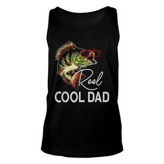 Funny Reel Cool Dad Love Fishing Unisex Tank Top - Seseable