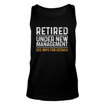 Funny Retirement Design Men Retiring Party Humor Unisex Tank Top - Seseable