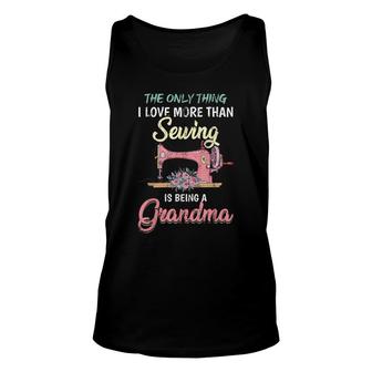 Funny Sewer Grandma Sew Retired Old Women Quilting Sewing Unisex Tank Top - Seseable