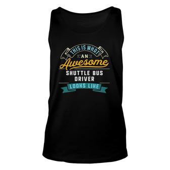 Funny Shuttle Bus Driver Awesome Job Occupation Unisex Tank Top - Seseable