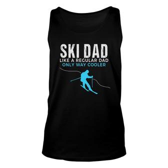 Funny Ski Dad Skier Gift For Men Unisex Tank Top - Monsterry