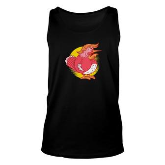 Funny Trump Turkey Thanksgiving Graphic Gif Unisex Tank Top - Monsterry