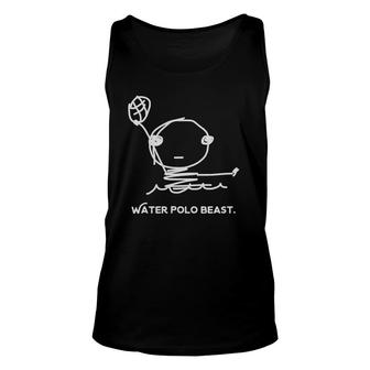 Funny Water Polo For Polo Players Unisex Tank Top | Mazezy