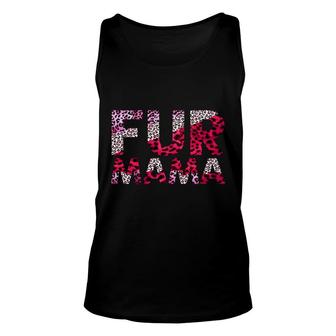 Fur Mom Red Leopard Great And Meaning Mother Day Unisex Tank Top - Seseable