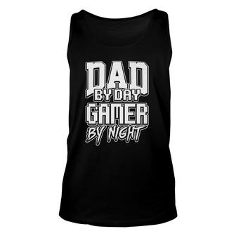 Gamer Dad Fathers Day Video Computer Games Gift Idea Unisex Tank Top - Seseable