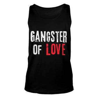 Gangster Of Love Valentines Day Festive Gift Unisex Tank Top - Monsterry AU